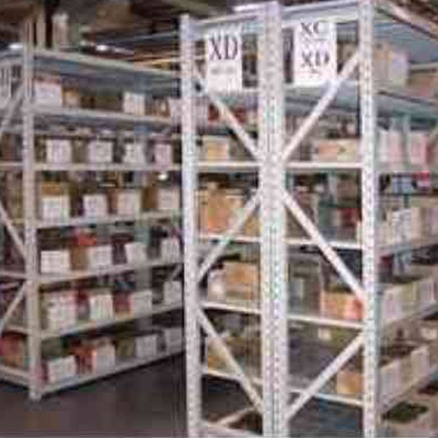 Warehouse shelves for the electronic light industry each load of up to four hundred kg