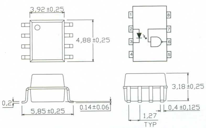 el0600贴片sop8高速光耦