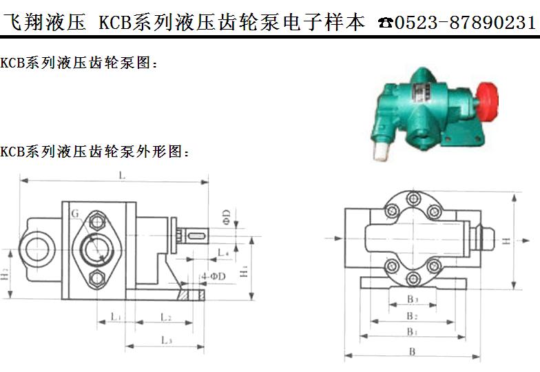 kcb系列齿轮泵