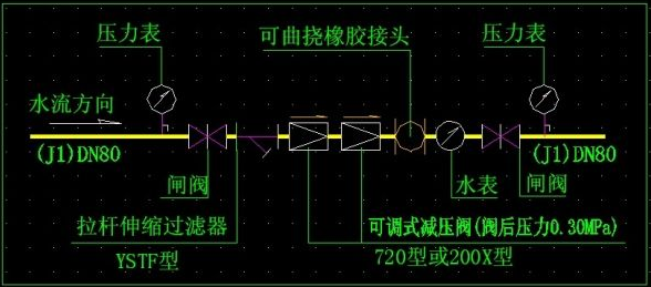 lsl立式水表安装示意图