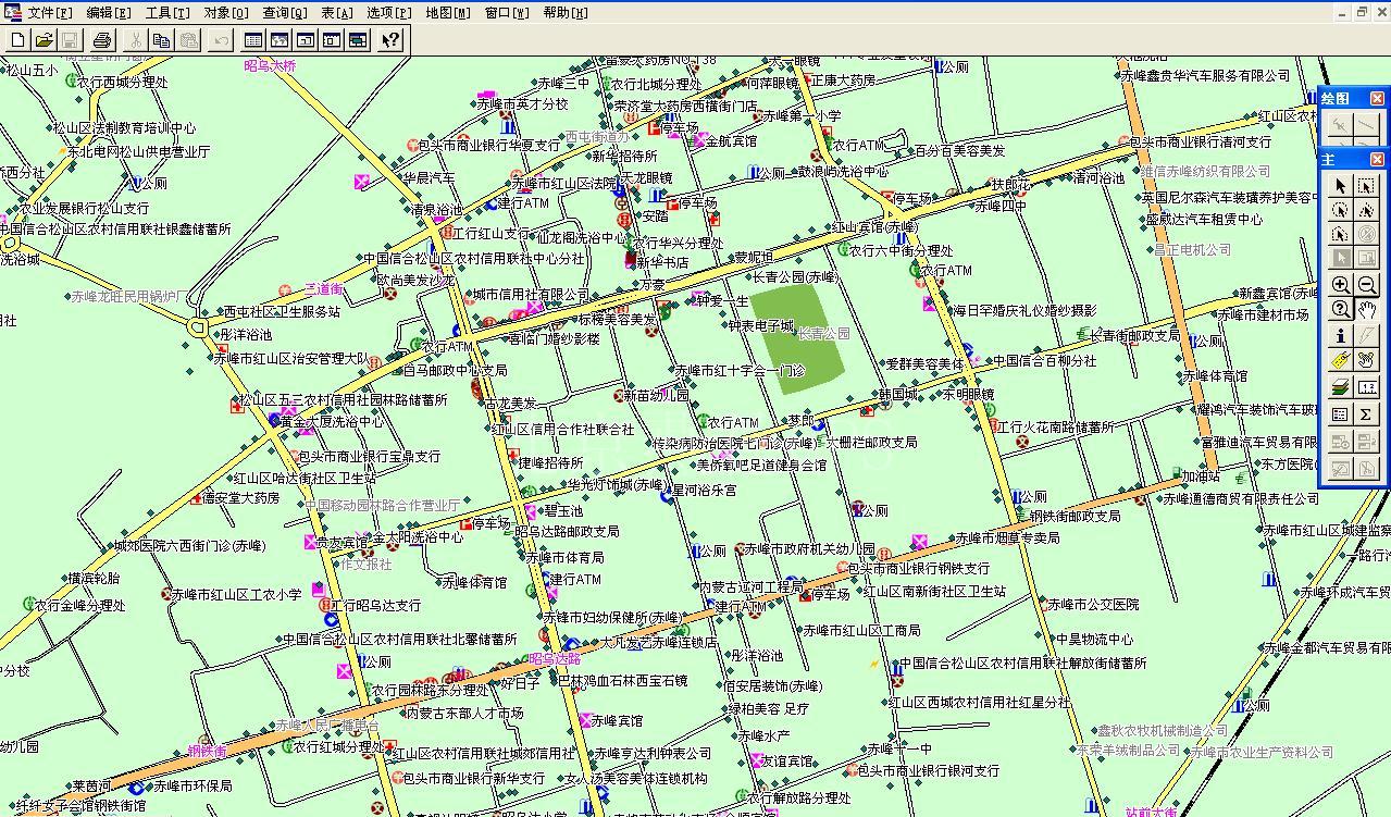 赤峰市红山区详细地图展示