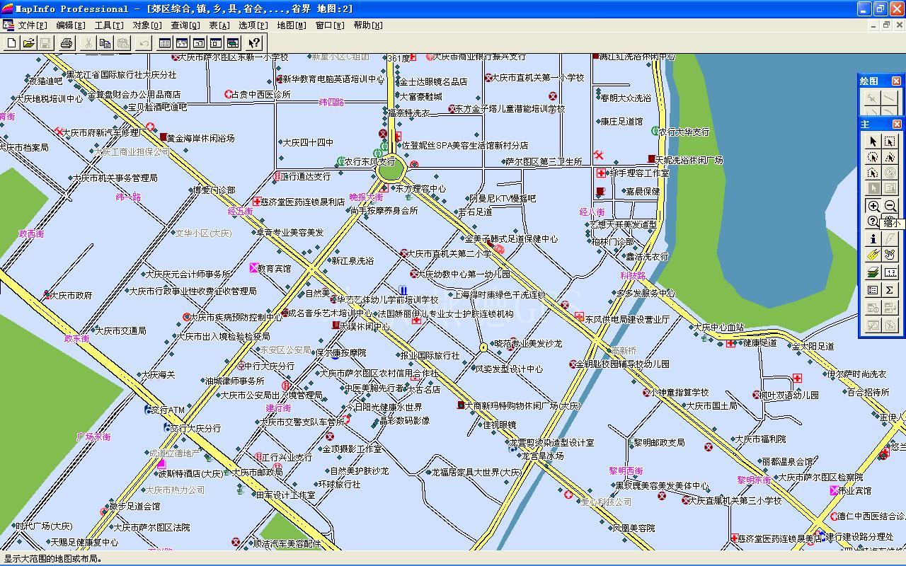 大庆市_产品展示_gps电子地图