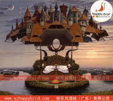 科幻三D墙绘