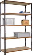 Heavy-duty storage shelves