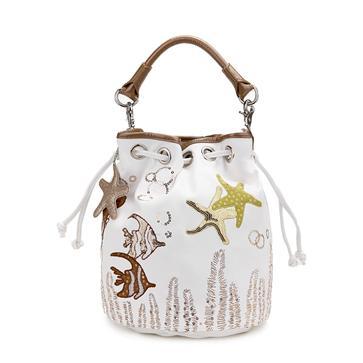 [eu Mo] underwater fairy tales series fashion dual-use bag in brown