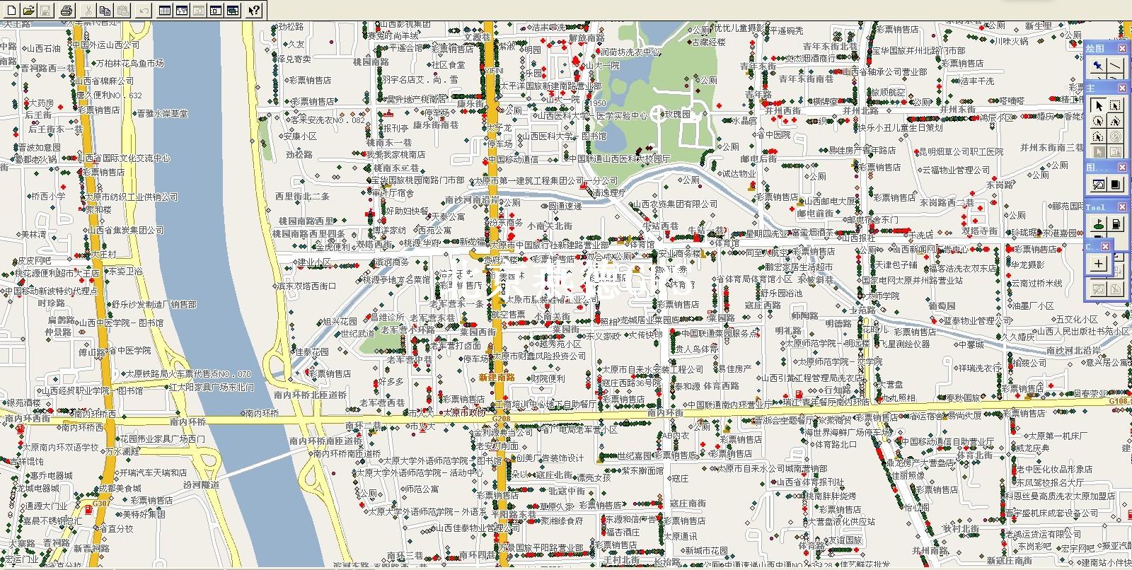 2013年太原市电子地图