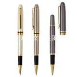 中国万里笔厂家生产外观精美金属圆珠笔 金属宝珠笔 签字笔 套装笔