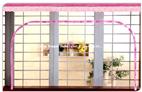 keep warm plastic curtain window with hook and loop strips