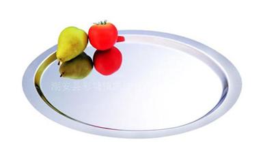 不锈钢蛋形镜面盘（stainless steel oval mirror plate）ZD-JMP03