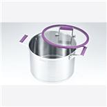 紫色汤锅不锈钢