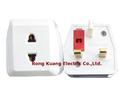 RK12-5 UK plug, Hongkuang adapter with Fuse,UK to US socket,13A UK adaptor,UK to EU socket