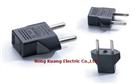 No.:9619 USA to EU adapter,Euro Plug,Adaptor from 2 Round pin plug to 2 flat pin