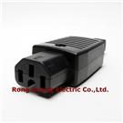 WD-09 IEC320 C15 10A 250V power connector,C15 wiring plug,IEC socket