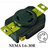 WJ-6331B NEMA L6-30R Locking Receptacle, NEMA Twist Lock Receptacle with UL Approved, 30A 250V US so