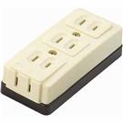 WJ-1033 15A 125V Surface Receptacles, 4 Sockets, Bakelite Wiring Outlet