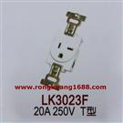 LK3023F 美规暗装插座 20A 250V 3孔美标插座 6-20R 美式母座 美规接线插座