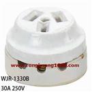 WJR-1330B 3P 30A 250V 陶瓷插座 明装接线插座 国标三扁插座 全磁插座