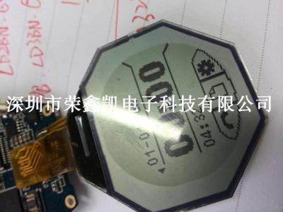 手表上用 LCD 显示屏 COG封装 圆型LCD