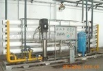 Spraying with RO of deionized water machine
