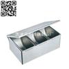 三格调味盒（Stainless steel Seasonings boxes）ZD-TWH04