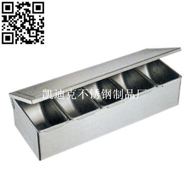 五格调味盒（Stainless steel Seasonings boxes）ZD-TWH06