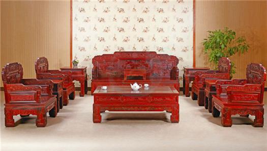 沙发 古典红木家具 汉宫春晓实木沙发