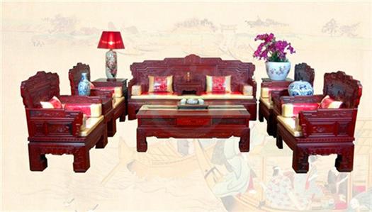 Classical annatto furniture living room sofa