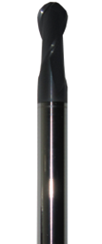 ZZ-45 钨钢涂层球型加长柄立铣刀