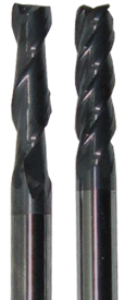 zz-55 2刃、4刃钨钢涂层长柄长刃立铣刀