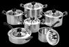 首尔12件套锅（12-piece Stainless Steel Cookware Set）ZD-TZG081