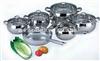 印尼12件庄套锅（12-piece Stainless Steel Cookware Set）