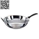 新派加柄炒锅（Stainless Steel Wok）ZD-CG041-044