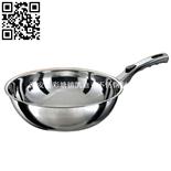 黑方柄炒锅（Stainless Steel Wok）ZD-CG033-036