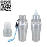 不锈钢两用奶瓶（Stainless steel feeding bottle）ZD-NP09