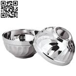 不锈钢双层碗（Stainless steel Bowl）ZD-SW01