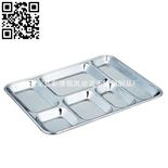 不锈钢欧式快餐盘（Stainless steel snack plate）ZD-KCP15