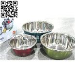 炫彩3件套调料缸（3PCS Stainless steel Soup basin）ZD-TLG06