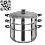 弧形三层组合蒸锅（Stainless steel steamer pot）ZD-ZG177-180