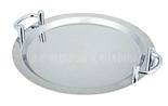 不锈钢圆形镜面盘（stainless steel oval mirror plate）ZD-JMP08