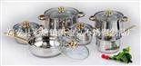 摩洛哥12件庄套锅（Morocco 12-piece Stainless Steel Cookware Set）ZD-TZG086