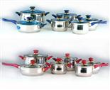 日内瓦12件庄套锅（12-piece Stainless Steel Cookware Set）ZD-TZG080