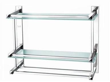 浴室玻璃置物架（Bathroom glass shelf）ZD-ZWJ316