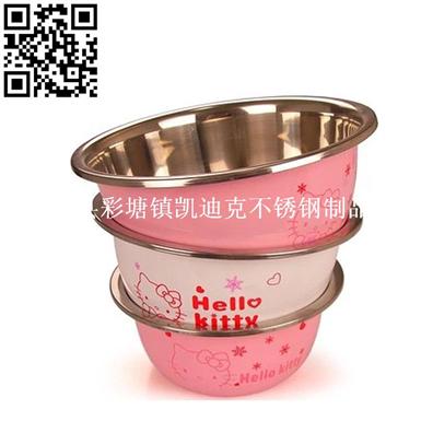 卡通三件套盆（3PCS Stainless steel Soup basin）ZD-TLG09