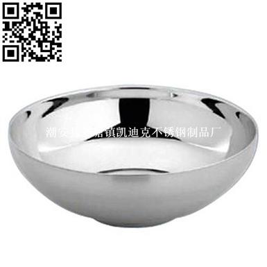 不锈钢双层碗（Stainless steel Bowl）ZD-SW12