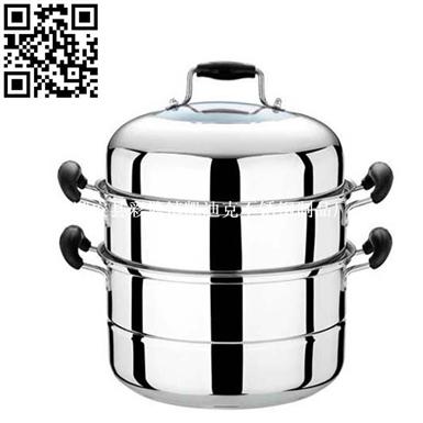 双层蒸锅（Stainless steel steamer pot）ZD-ZG033-040