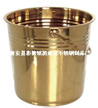 钛金欧式多用提桶（Stainless steel Barrels Pot）ZD-TT07