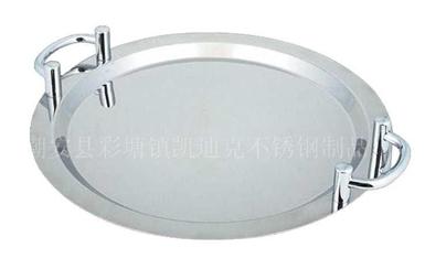 不锈钢圆形镜面盘（stainless steel oval mirror plate）ZD-JMP08