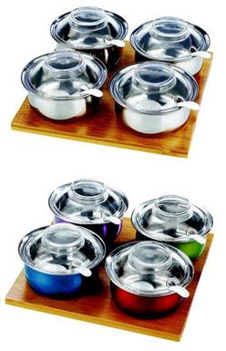 美味调味煲4Pcs（Stainless steel Condiment Box）ZD-TWH19