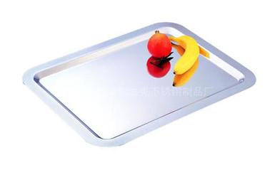 不锈钢方形镜面盘（stainless steel oval mirror plate）ZD-JMP06