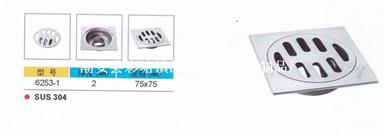 不锈钢地漏（Stainless Steel Floor Drain）ZD-JY6253-1